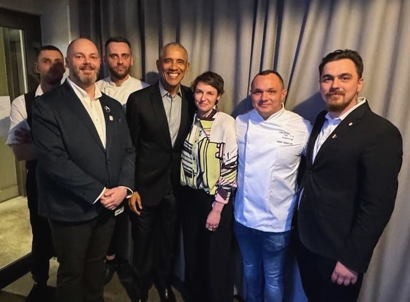 Barack Obama odwiedził restaurację Concordia Taste