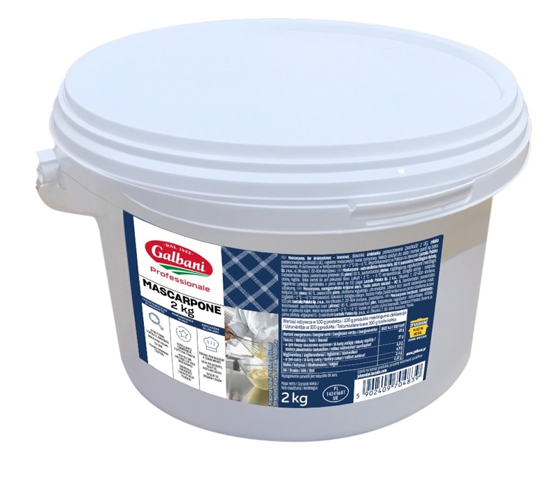 Mascarpone Galbani teraz w nowym opakowaniu 2 kg